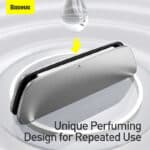 Baseus Metal Paddle Car Air Freshener Long-lasting Solid Perfume Diffuser - Image 2