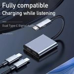 Mcdodo Ca-7550 Adapter Converter Audio Type C To Dual Type C Pd Charging + Call - Image 4