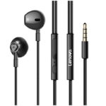 Lenovo HF140 Wired In-Ear 3.5m Metal Earphones with Mic - Image 2