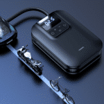 USAMS US-ZB215 Car Air Compressor Electric Tyre Tire Inflator Mini Digital Auto Air Inflatable Pump 5000mAh - Image 2