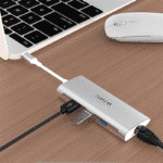 Wiwu Alpha A440 4 in1 Type C to 4-Port USB 3.0 Data HUB Adapter - Image 2