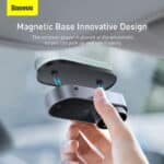Baseus Solar Car Wireless 5.0 MP3 Player FM Transmitter AUX Adapter Hands-Free Kit Car Wireless Bluetooth MP3 Player - Image 2