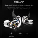 TRN V10 2DD+2BA Hybrid In Ear Earphone HIFI DJ Monitor Earphones - Image 2