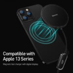 Baseus BS-W525 Simple Mini2 Magnetic Wireless Charger 15W - Image 2