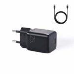 PD 25W Mini Intelligent Fast Charger Adapter with USB-C Cable