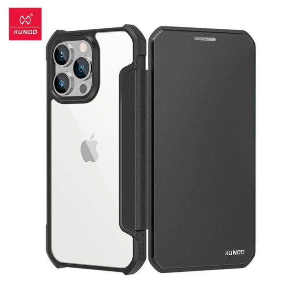 Xundd Leather Card Slot Magnetic Flip Case For iPhone 13/13 Pro/13 Pro Max