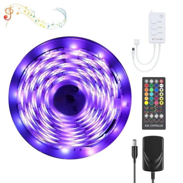 BlitzWolf BW-LT34 5M WiFi RGB Music LED Strip Kit