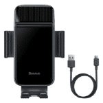 Baseus Smart Solar Power Wireless Car Mount Electric Holder
