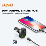 LDNIO C704Q Bluetooth FM Transmitter Triple USB Car Charger - Image 4