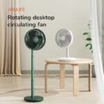 JISULIFE FA13P Oscillating Extendable Desk Fan 8000mAh (New Upgraded)-White