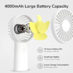 JISULIFE Fa20x Handheld Portable Hand Held Fan 4000mAh - Image 4