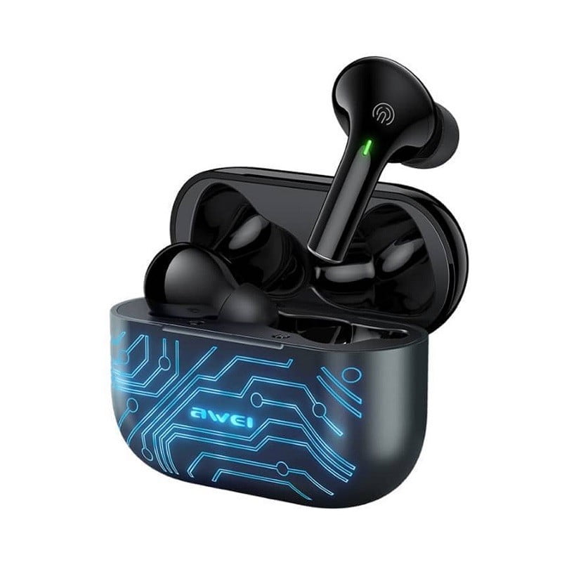 Awei T29 Pro True Wireless Games Earbuds With RGB Color Lighting