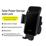 Baseus Smart Solar Power Wireless Car Mount Electric Holder - Image 3