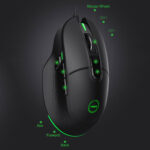 Xiaomi MIIIW 700G RGB Colorful Lighting Wired Gaming Mouse - Image 3