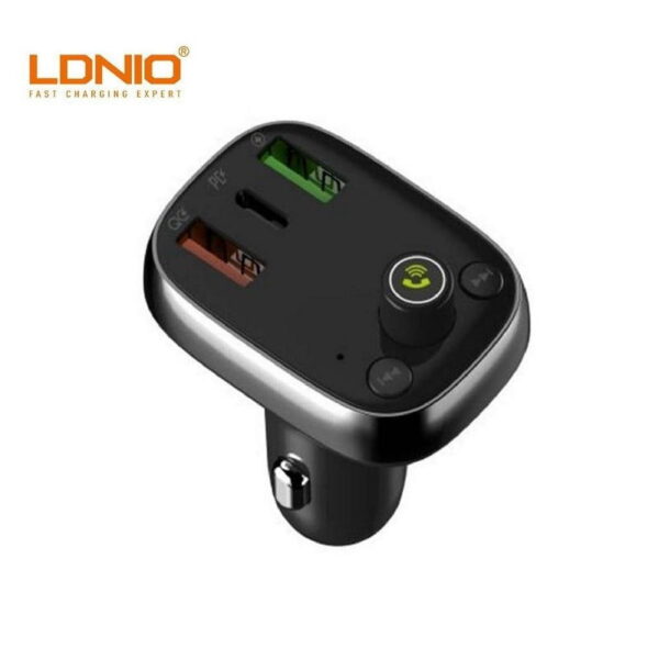 LDNIO C704Q Bluetooth FM Transmitter Triple USB Car Charger