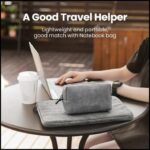 UGeen Electronics Accessories Storage Bag Pouch Leather Storage Organizing Bag for Travel (80359) - Image 5