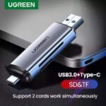 Ugreen 2 in 1 Card Reader USB3.0 And Type-C To SD And Micro SD Card Reader (Ugreen- 50706) - Image 4