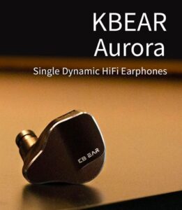 Gadgetoo Kbear Aurora Single Dynamic Nano Titanium Diaphragm Earphone