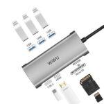 WIWU Alpha A731HP 7 in 1 USB C Hub Type C Multifunctional Expansion Dock