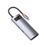 Baseus Metal Gleam Series 5-in-1 Multifunctional Type-C HUB Docking Station - Image 3