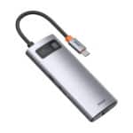 Baseus Metal Gleam Series 6-in-1 Multifunctional Type-C HUB Docking Station - Image 2