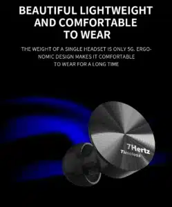 Gadgetoo 7Hz Timeless Iem 14.2Mm Planar High-Res In-Ear Monitor Earphones