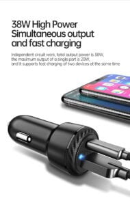 Gadgetoo Mcdodo Cc-5970 38W Car Charger