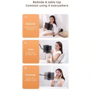 Gadgetoo Joyroom Jr-Zs263 Funny Series 360-Degree Rotating Lazy Holder For Mobile / Tablet