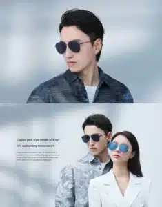 Gadgetoo Xiaomi Mijia Pilota Sunglasses Polarized Anti-Uv Screwless Glasses (Msg01Bj)
