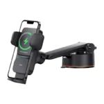 BASEUS Wisdom QI 15W Auto Alignment Car Mount Wireless Charger with Suction Cup