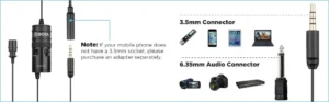 Gadgetoo Boya By-M1 Pro Omnidirectional Lavalier Microphone