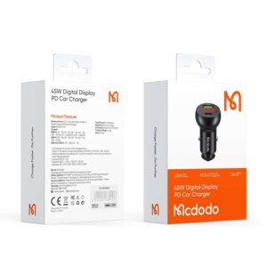 Gadgetoo Mcdodo Cc-7030 45W Digital Display Pd Car Charger
