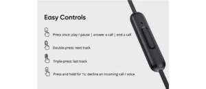 Gadgetoo Dizo Wired Earphones With Hd Mic