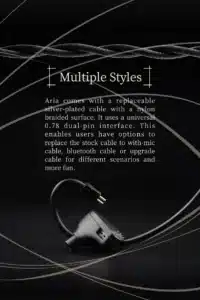 Gadgetoo Moondrop Aria High Performance Lcp Diaphragm Dynamic Driver Earphone