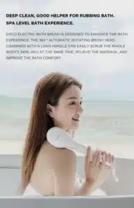 Gadgetoo Xiaomi Doco Electric Bath Cleaning Brush Rechargeable