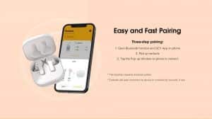 Gadgetoo Qcy T13 Touch Control 4 Microphones Enc Wireless Earphones