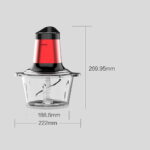 Xiaomi LIVEN Multifunction Meat Grinder Cooking Food Processor Slicer 2.5L - Image 7