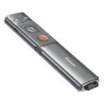 Baseus Orange Dot Wireless Presenter (Red Laser)(Charging) Grey - Image 4