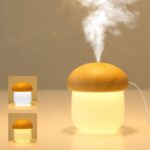 JISULIFE JM02 Mini Humidifier Aroma Diffuser 250ml for Home Baby Car Air with Night Light
