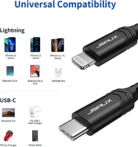Gadgetoo Jsaux Cl0047 Mfi Usb-C To Lightning Cable 1.8M