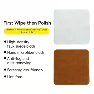 Gadgetoo Baseus Auto-Care Handy Screen Cleaning Towel (Pack Of 2)