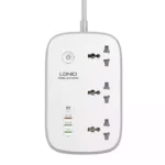 LDNIO SCW3451 OEM US/EU/UK Fast Charging Wifi Power Strip Plug App Control Smart Power Strips 100-250V 2500W Extension Socket