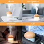JISULIFE JM02 Mini Humidifier Aroma Diffuser 250ml for Home Baby Car Air with Night Light - Image 5