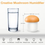 JISULIFE JM02 Mini Humidifier Aroma Diffuser 250ml for Home Baby Car Air with Night Light - Image 7