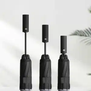 Gadgetoo Xiaomi Automatic Open Close 3 Fold Button Umbrella With Reflective Strip