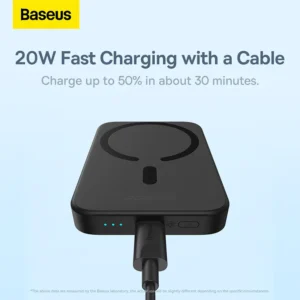 Gadgetoo Baseus 20W Magnetic Wireless Power Bank 6000Mah