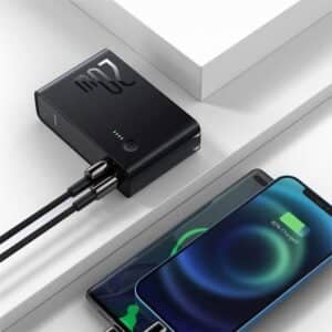 Gadgetoo Baseus 20W Power Station 2 Usb Type-C Charger 10000Mah Power Bank
