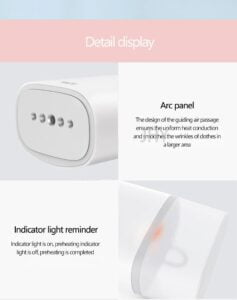 Gadgetoo Xiaomi Gt-306Lw Steamer Iron Mini Generator Travel Household Electric Garment Cleaner