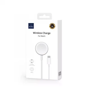 Gadgetoo Wiwu M9 Wireless Watch Charger Magnetic Charging For Iwatch Portable Charging Cord