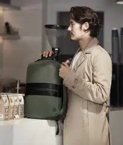Gadgetoo Xiaomi 90 Points Manhattan Business Casual Backpack Dark Green